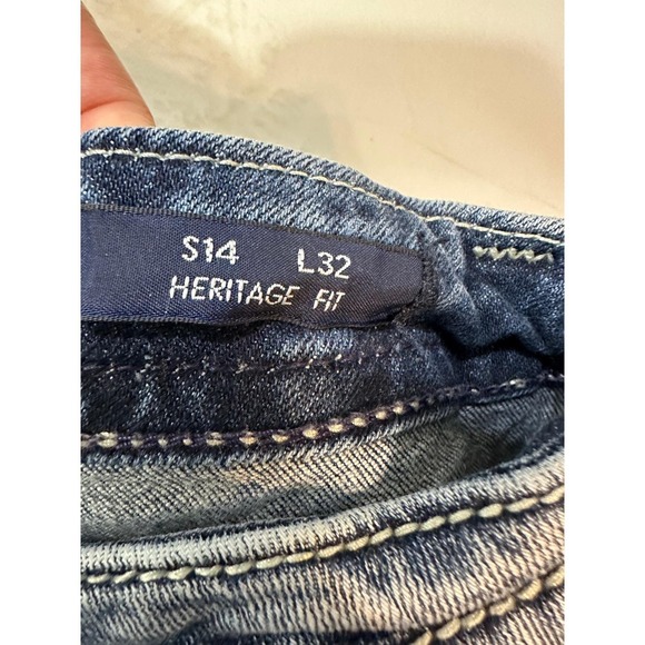 VIGOSS Women's Blue Denim Slim Boot Heritage Fit Jeans Size S14 L32 - Picture 5 of 16